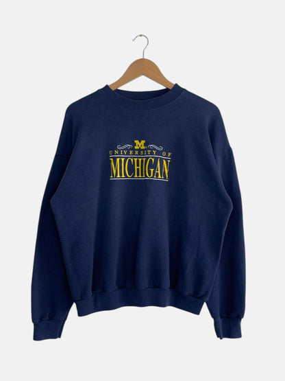 90's Michigan University Embroidered Vintage Sweatshirt Size S-M