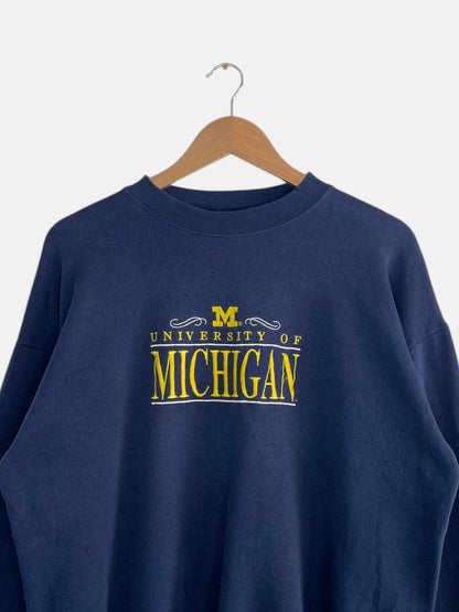 90's Michigan University Embroidered Vintage Sweatshirt Size S-M