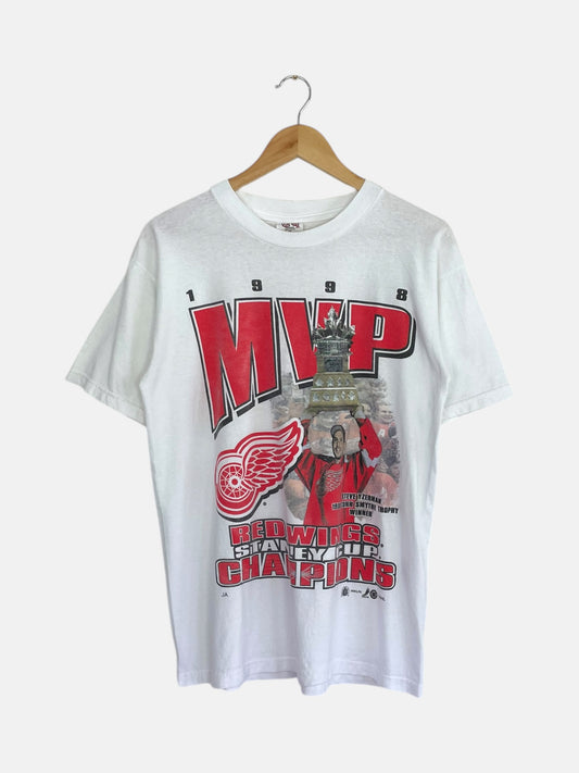 90's Red Wings MVP Vintage T-Shirt Size S-M