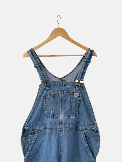 90's Carhartt Denim Vintage Overalls Women's Size 12-14