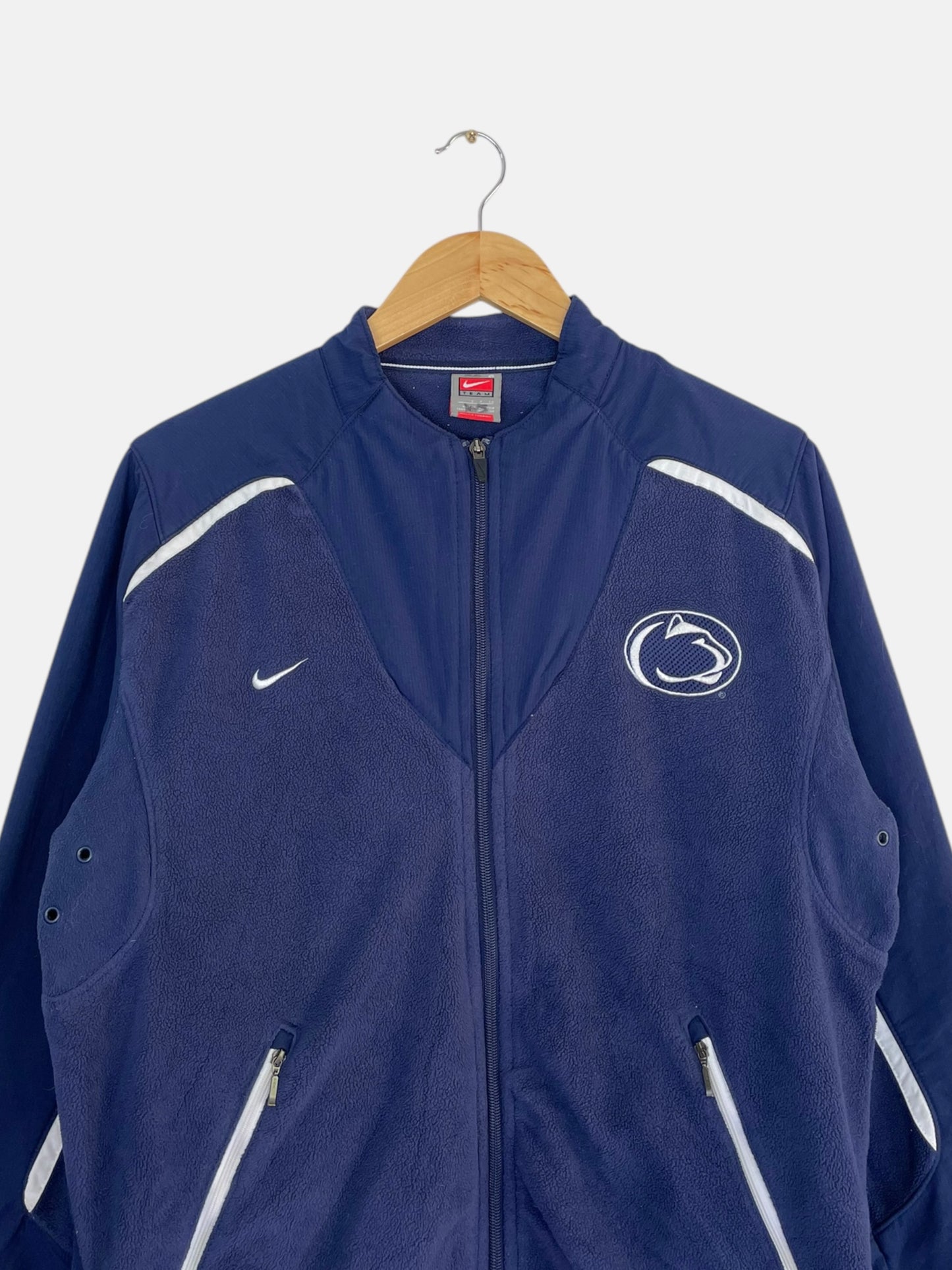 90's Nike Penn State Embroidered Vintage Zip-up Sweatshirt Size L