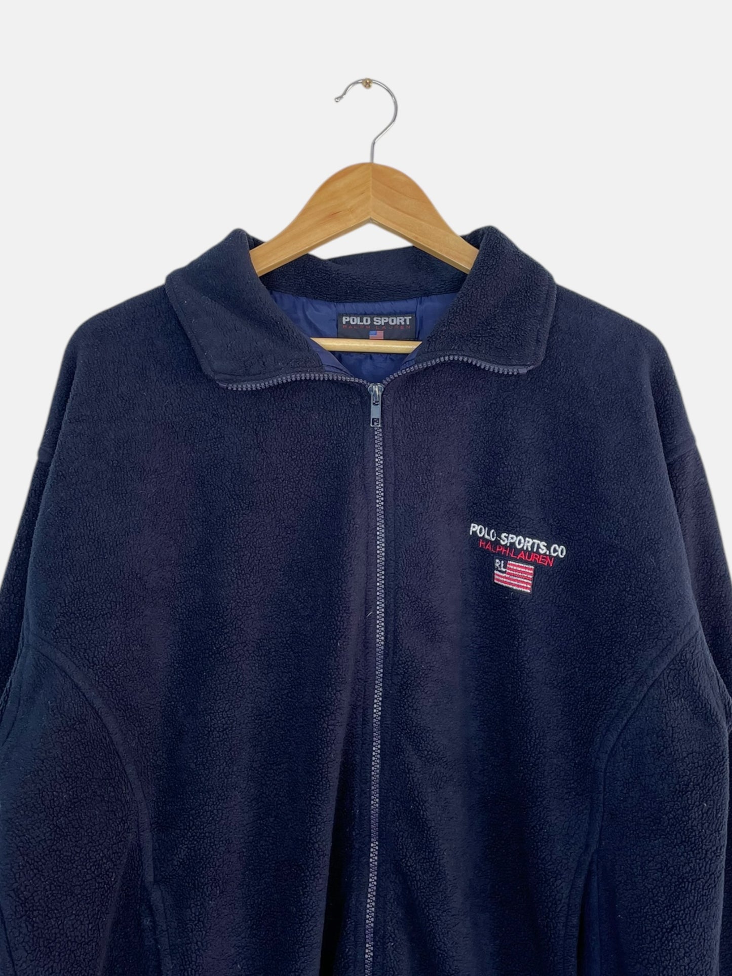 90's Ralph Lauren Polo Sport Embroidered Vintage Zip-up Sweatshirt Size L-XL