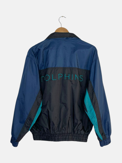 90's Dolphins Embroidered Pro Player Vintage Jacket Size M-L