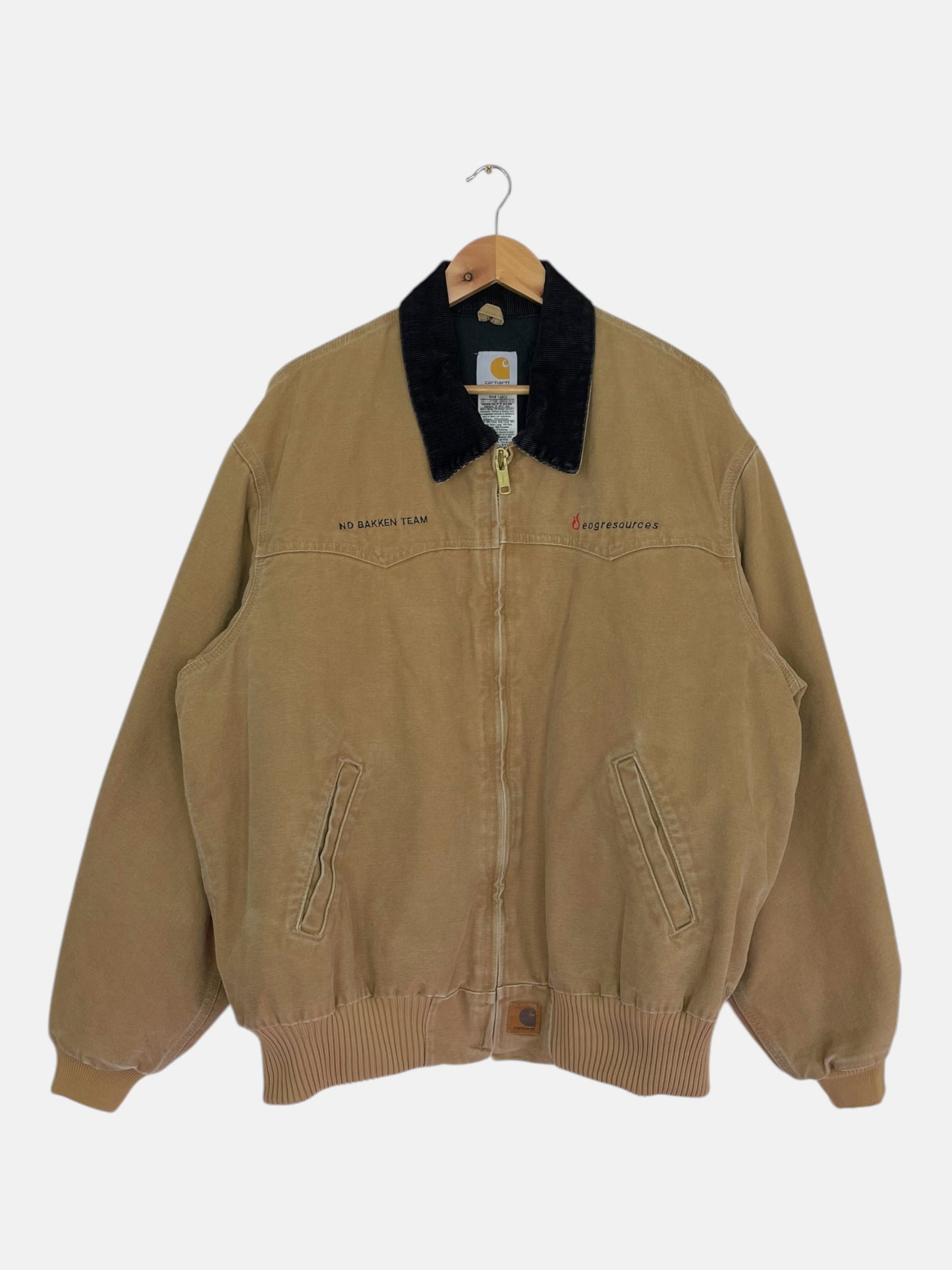 90's Carhartt Embroidered "EOG Resources" Vintage Jacket Size 2XL-3XL