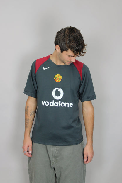 2002 Nike Manchester United Training Kit Vintage Football Jersey Size M