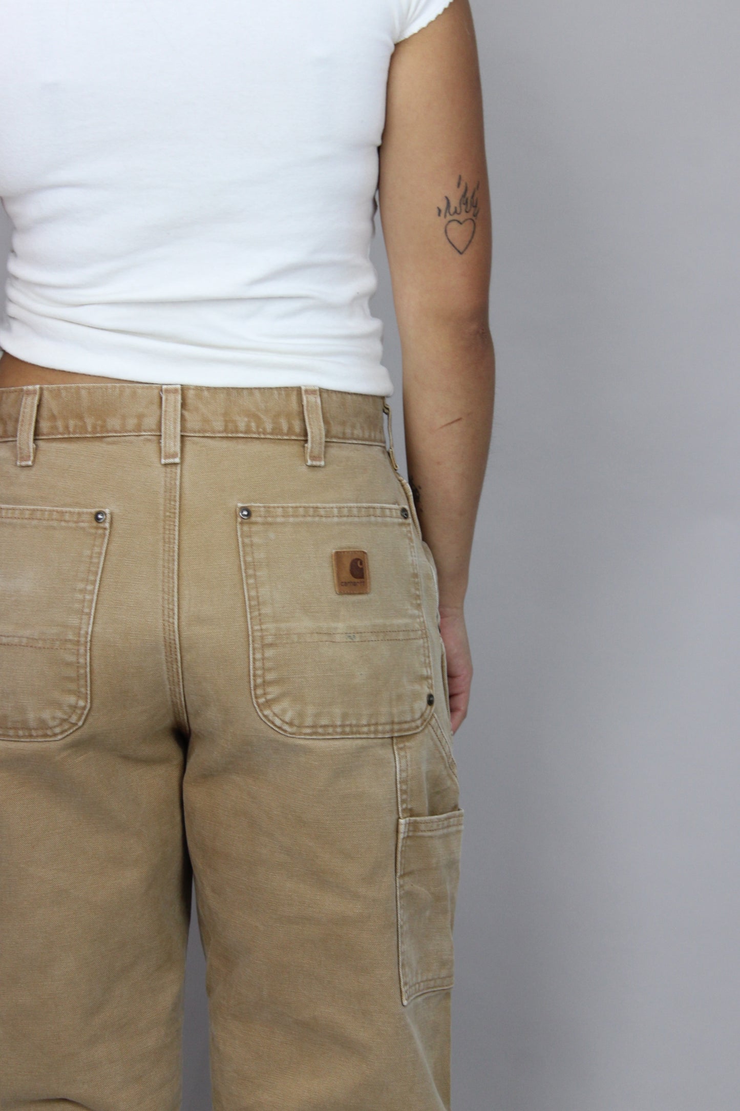 90's Carhartt Vintage Double Knee Carpenter Jeans Size 30x34