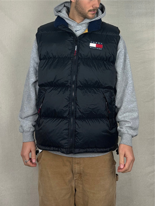 90's Tommy Hilfiger Embroidered Vintage Puffer Vest Size XL