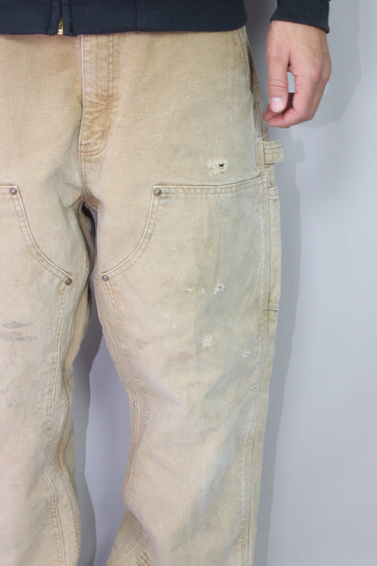 90's Carhartt Vintage Double Knee Carpenter Jeans Size 36x33