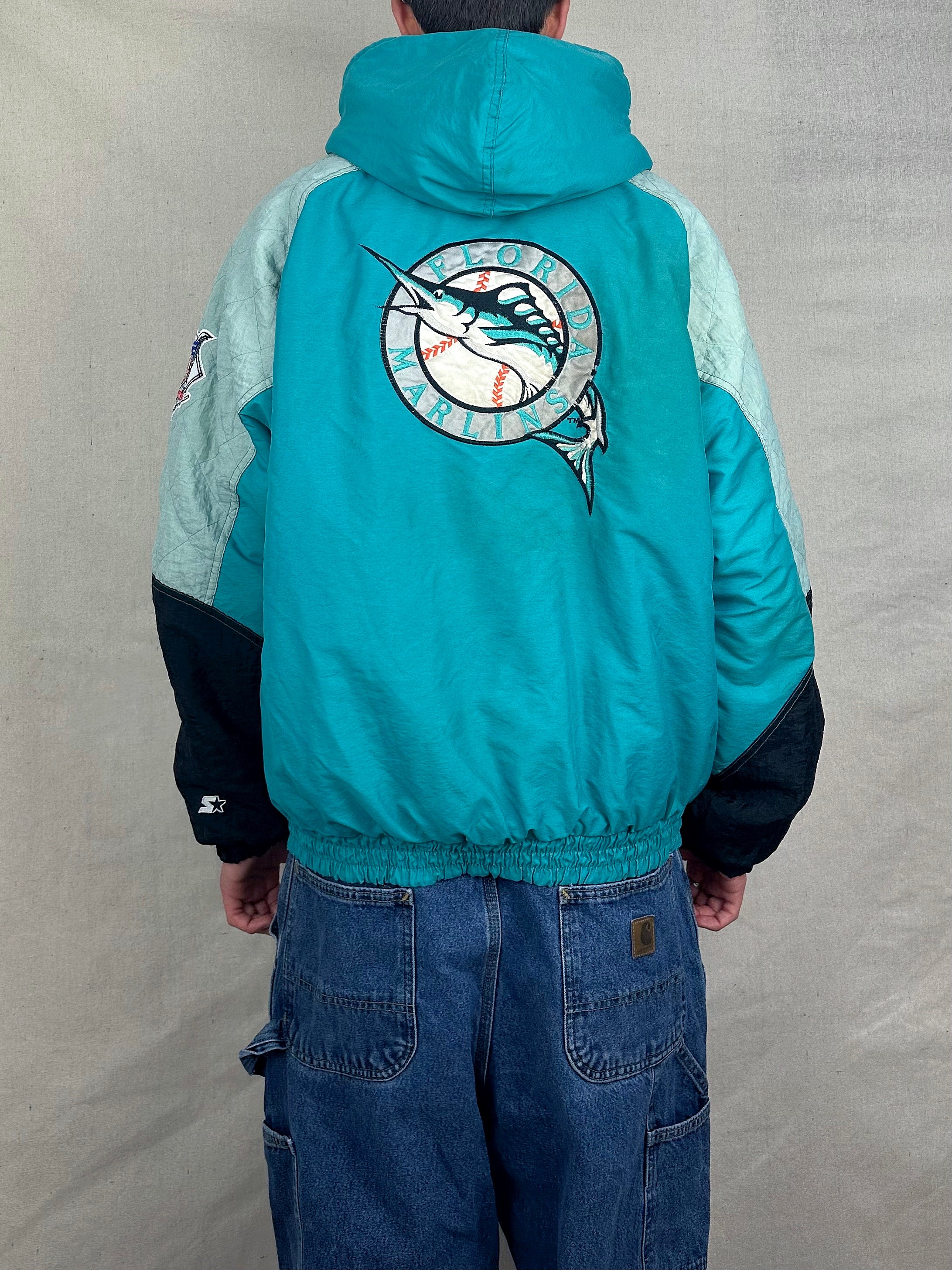 Florida marlins store starter jacket