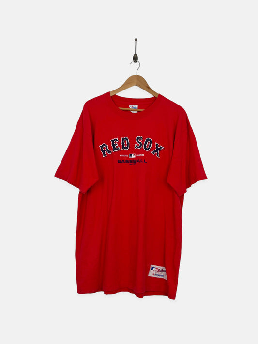 Red Sox 90's Vintage Baseball Jersey by Majestic Made in USA