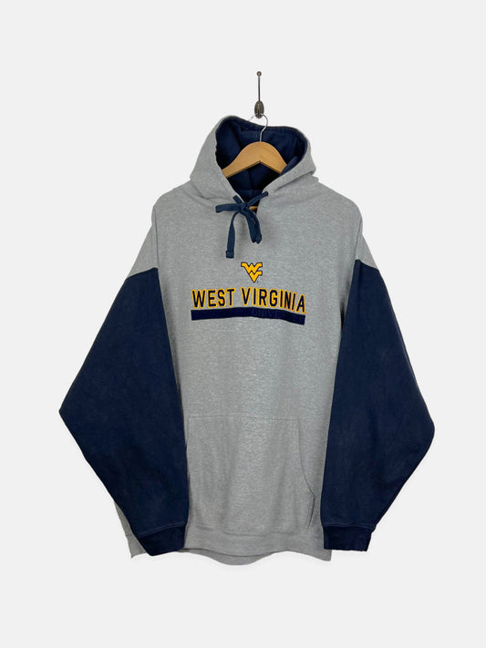 90's West Virginia University Embroidered Vintage Hoodie Size 2XL