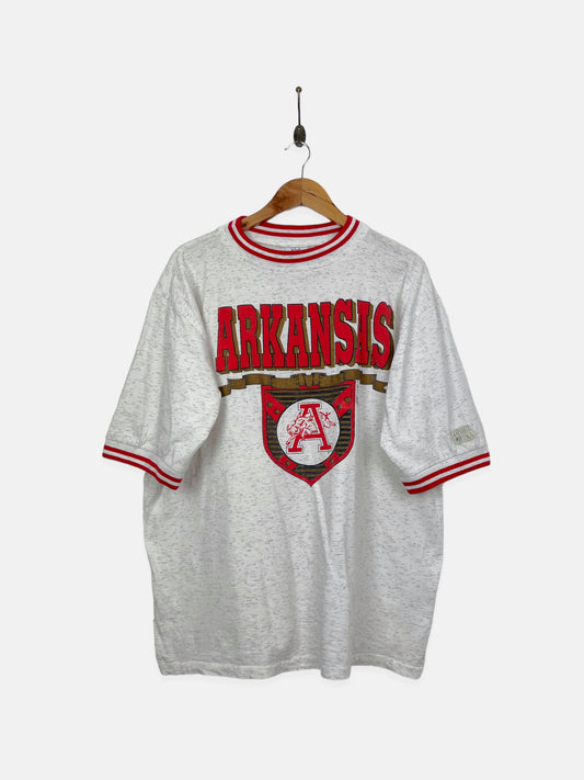 90's Arkansas Razorbacks USA Made Vintage T-Shirt Size L-XL