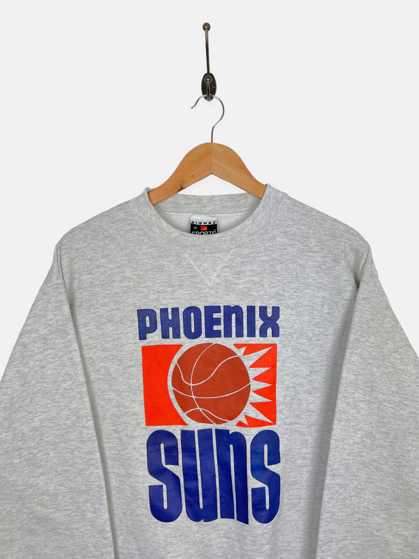 90's Phoenix Suns NBA USA Made Vintage Sweatshirt Size 8-10