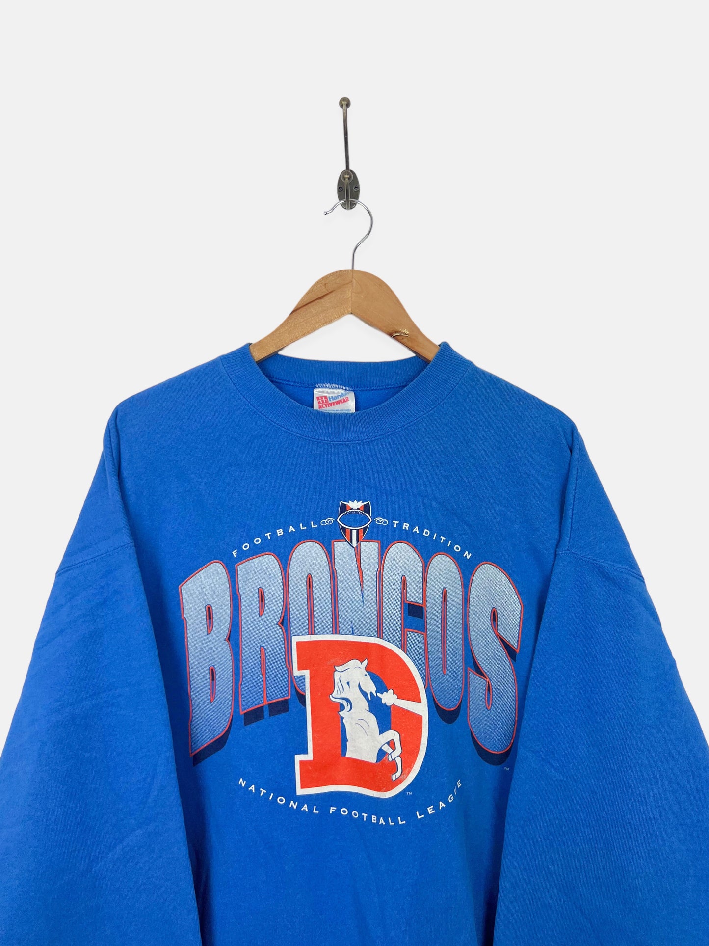 90's Denver Broncos NFL Vintage Sweatshirt Size XL