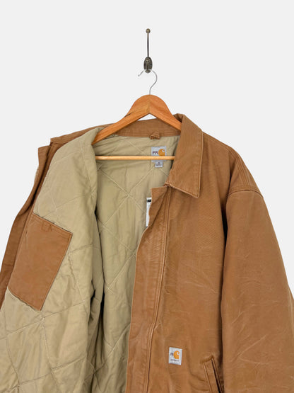 90's Carhartt Heavy Duty Lined Vintage Jacket Size 2-3XL