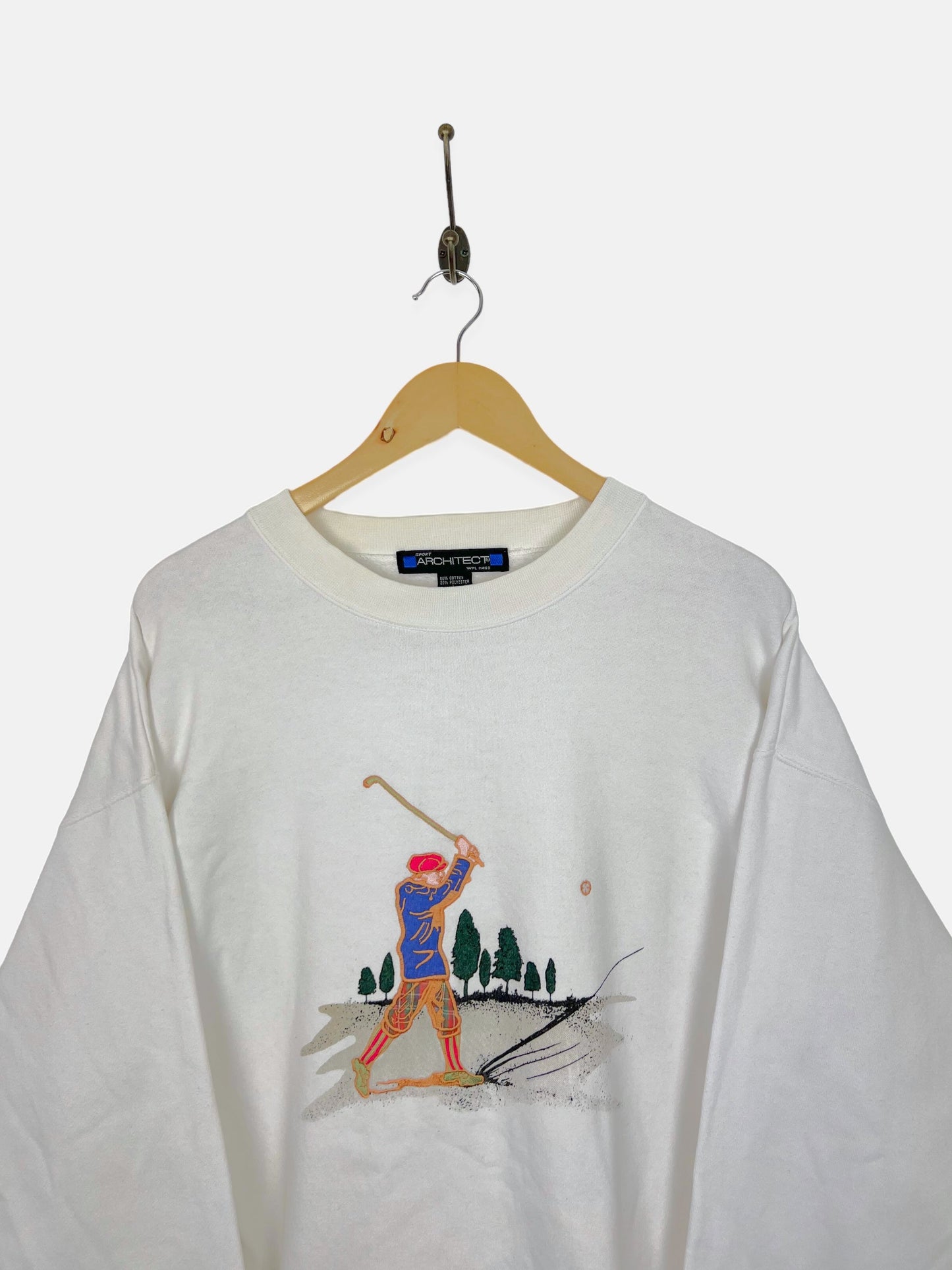 90's Golf Embroidered Vintage Sweatshirt Size L-XL