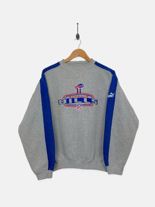 90's Buffalo Bills NFL Puma Embroidered Vintage Sweatshirt Size 12-14