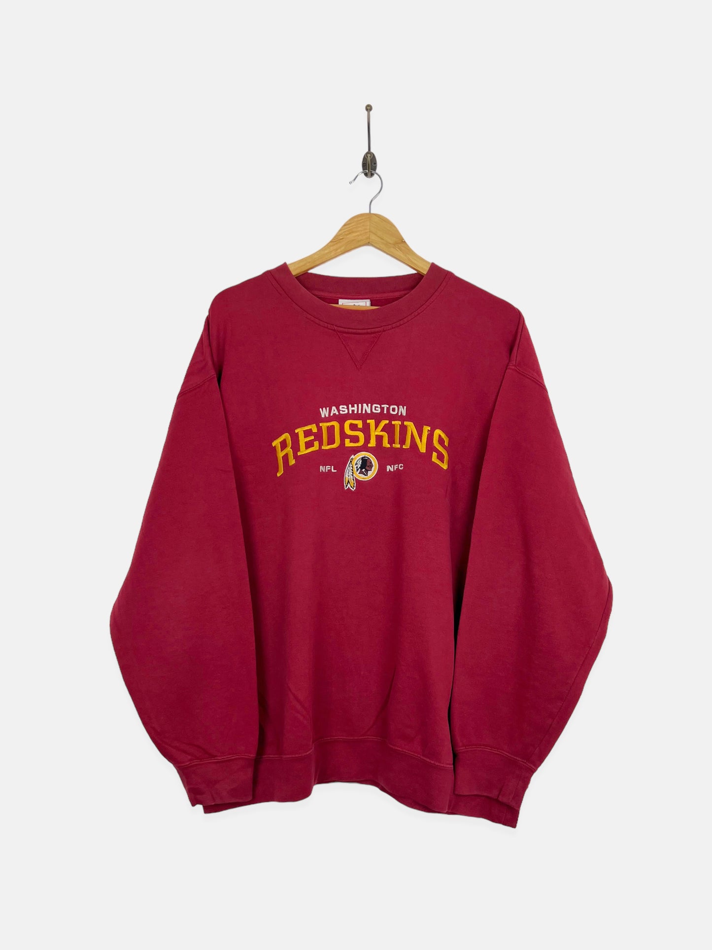 90's Washington Redskins NFL Embroidered Vintage Sweatshirt Size XL-2XL