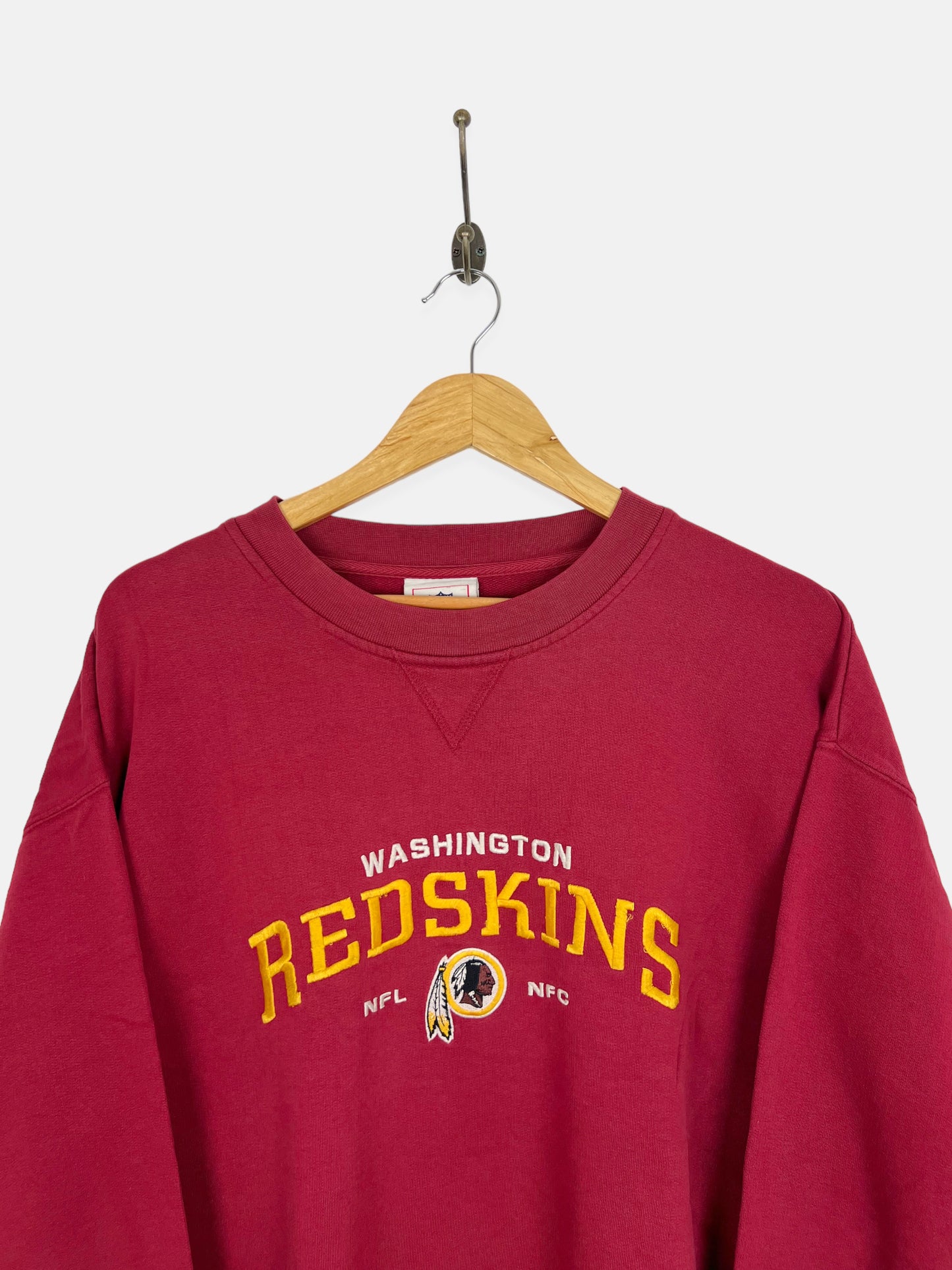 90's Washington Redskins NFL Embroidered Vintage Sweatshirt Size XL-2XL