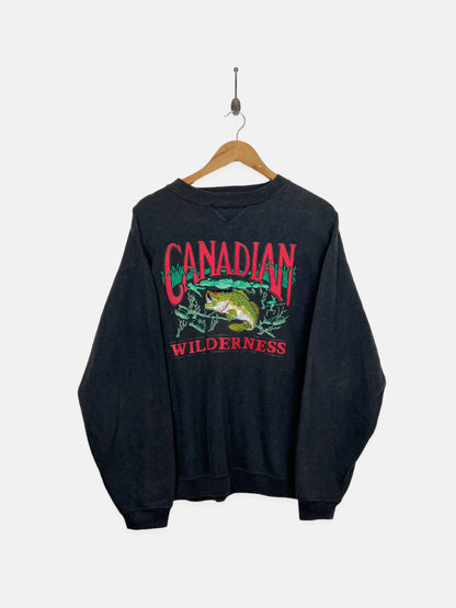 90's Canadian Wilderness Vintage Sweatshirt Size 12-14