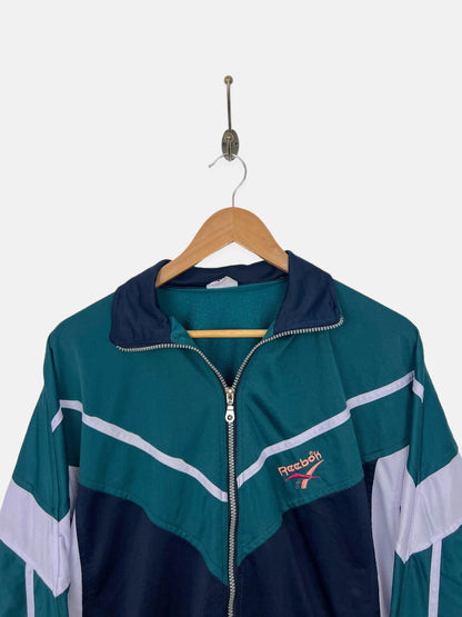 90's Reeebok Embroidered Vintage Light Track Jacket Size M