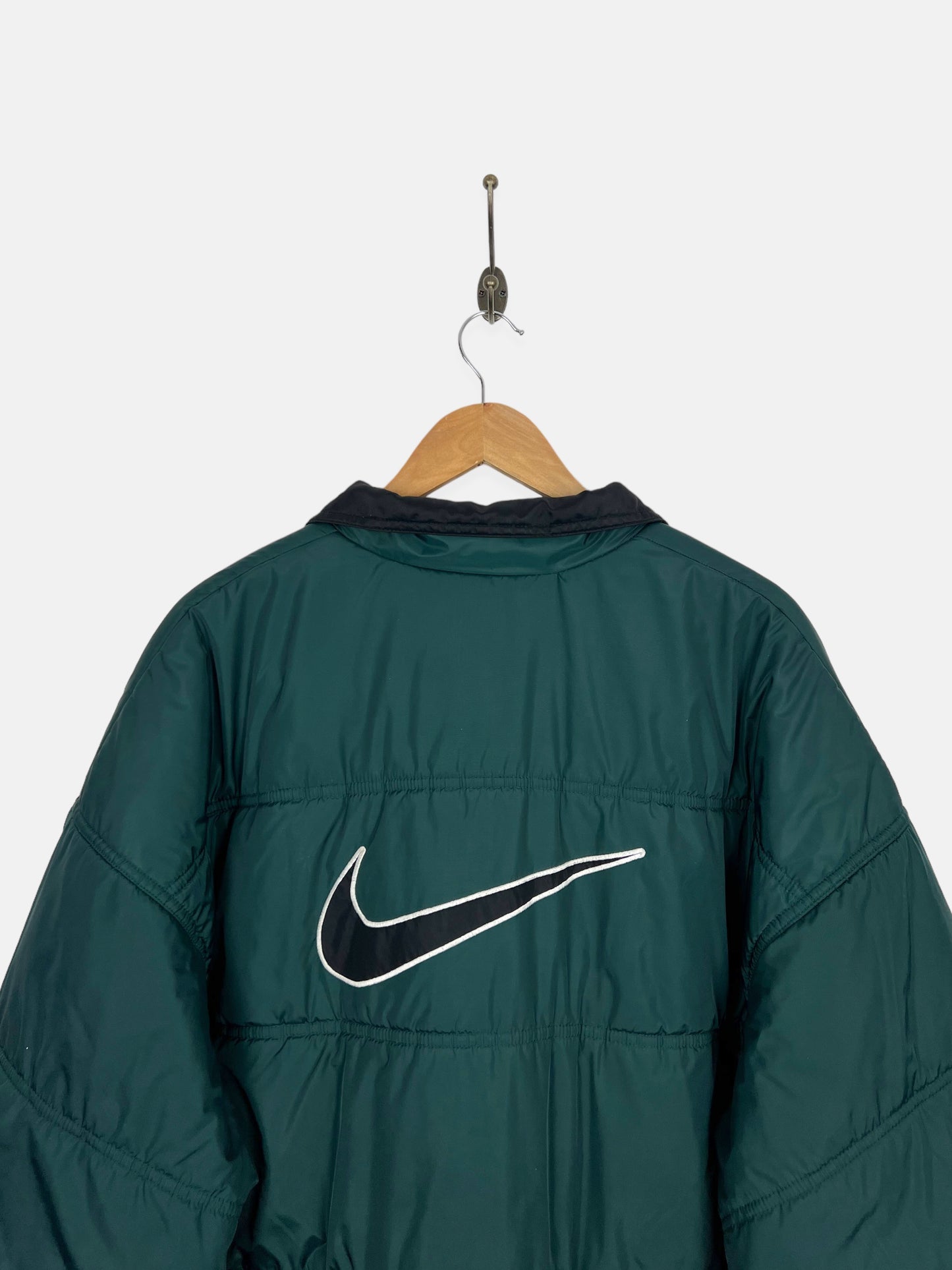 90's Reversible Nike Embroidered Long Jacket Size XL-2XL