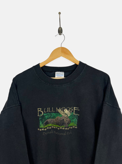 90's Bull Moose Denali National Park Vintage Sweatshirt Size L-XL