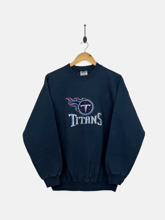 90's Tennessee Titans NFL Embroidered Vintage Sweatshirt Size 10-12