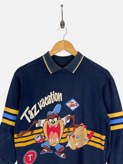 90's Youth Taz Vintage Collared Sweatshirt