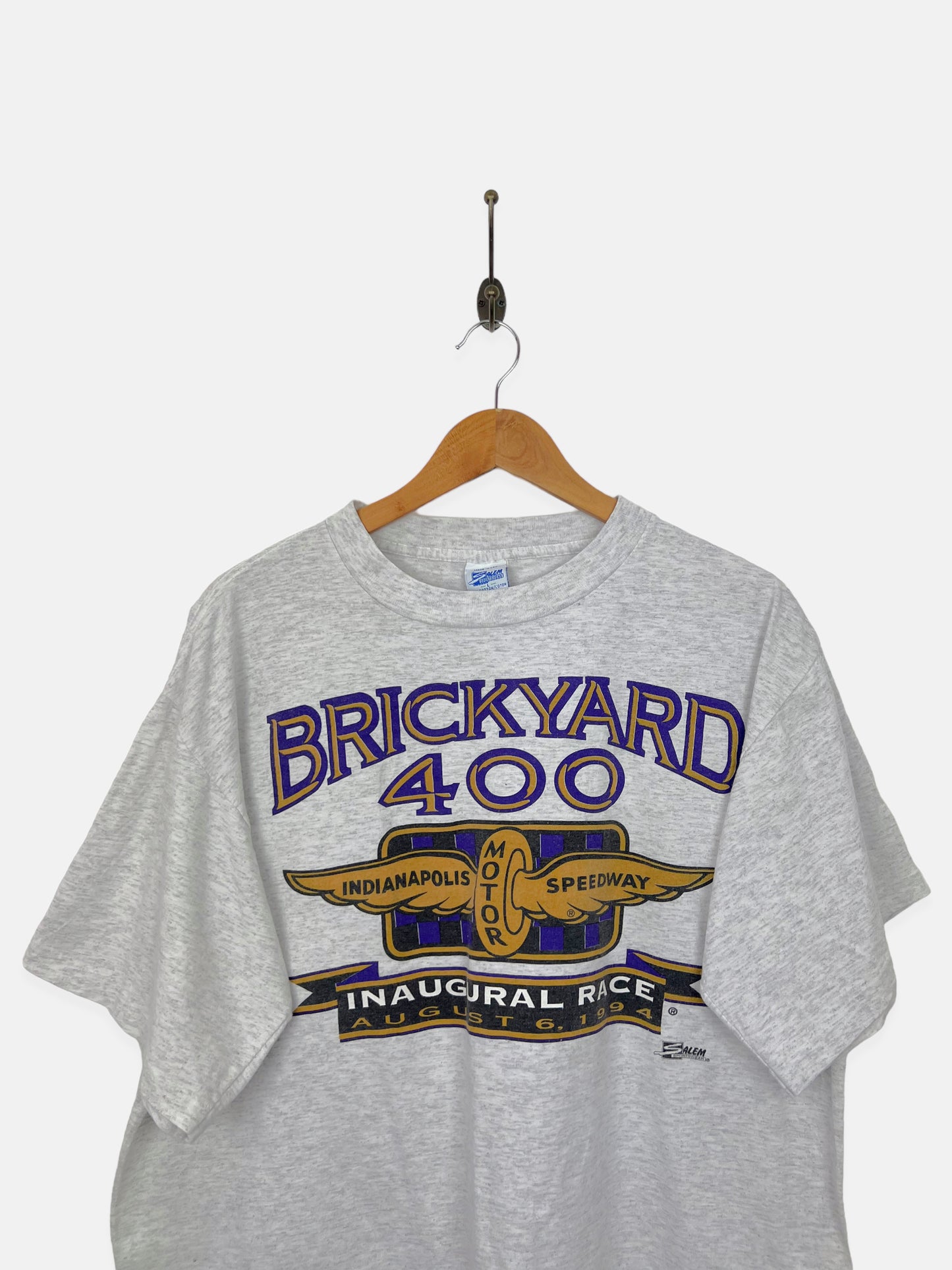 1994 Brickyard 400 USA Made Vintage Racing T-Shirt Size M-L