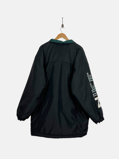 90's Reversible Nike Embroidered Long Jacket Size XL-2XL