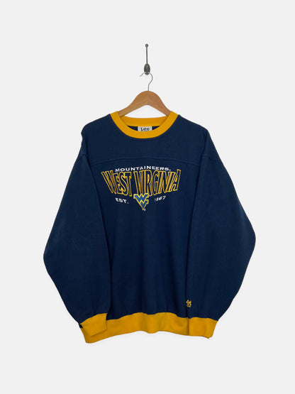 90's West Virginia Mountaineers Embroidered Vintage Sweatshirt Size XL