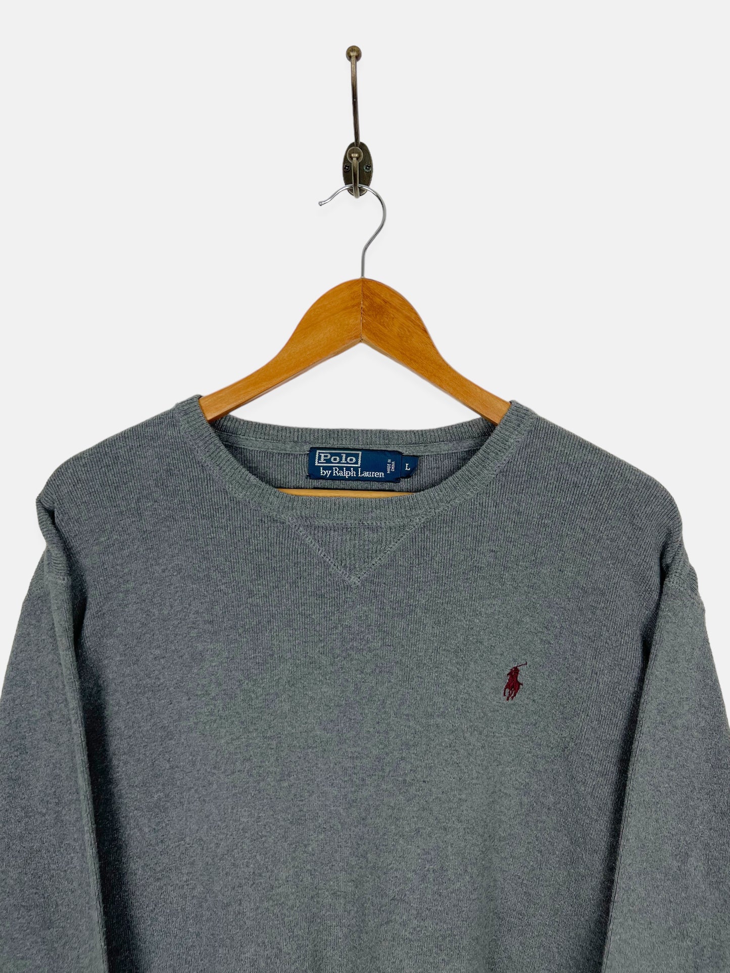 90's Ralph Lauren Embroidered Vintage Sweatshirt Size 10-12