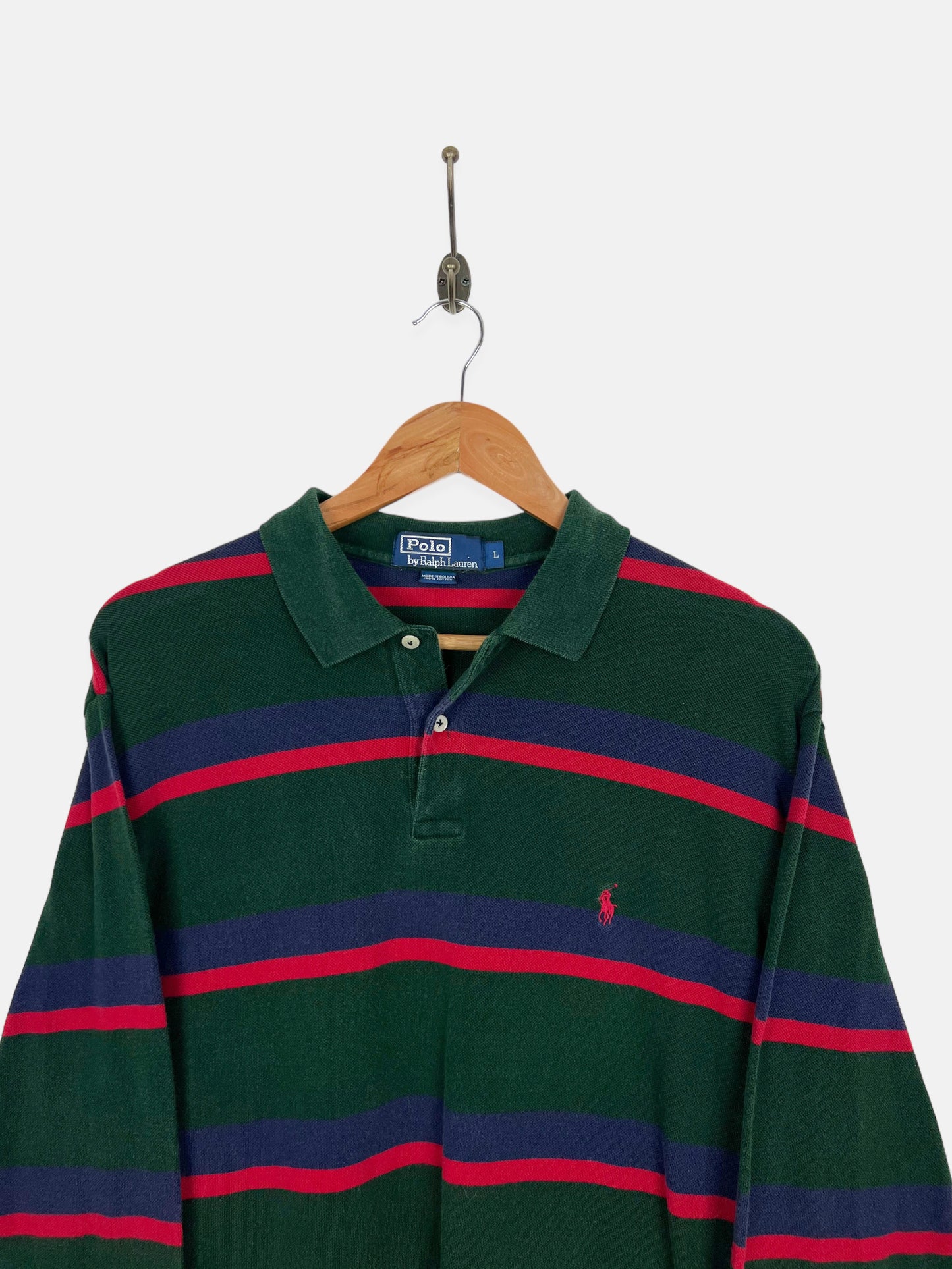 90's Ralph Lauren Embroidered Vintage Collared Longsleeve Size M-L