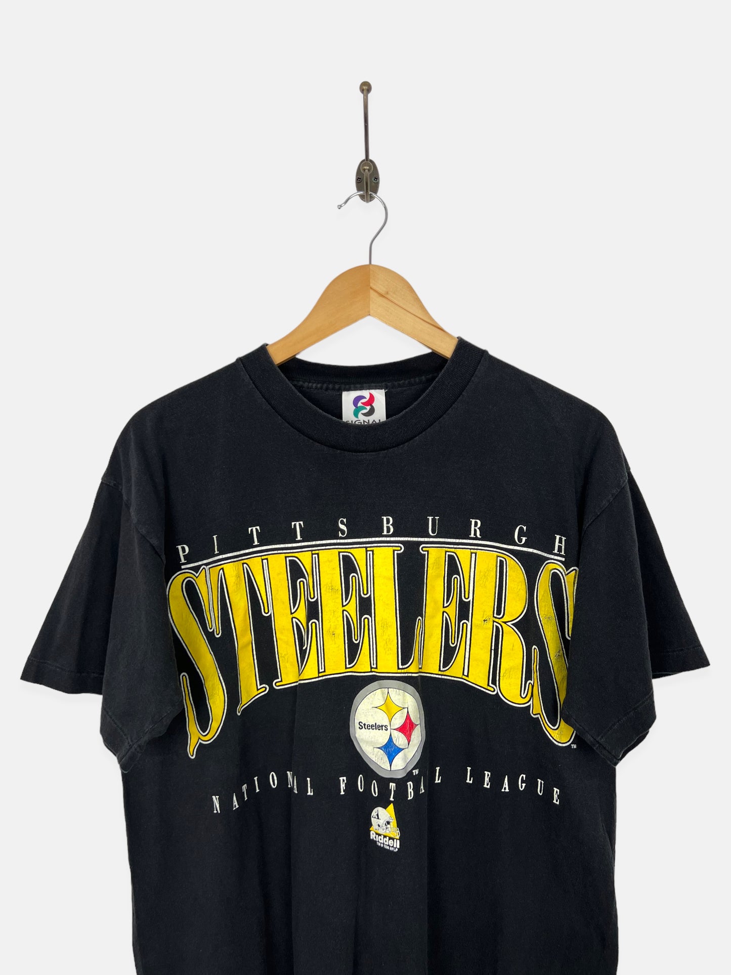 1996 Pittsburgh Steelers NFL USA Made Vintage T-Shirt Size 10-12