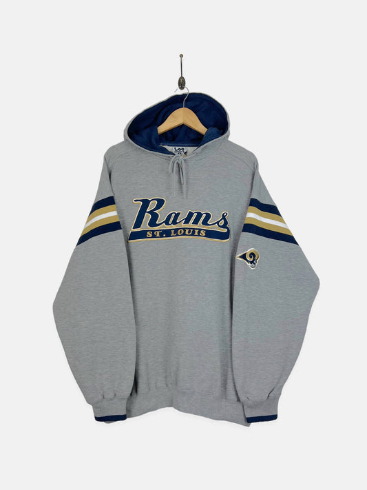 Vintage NFL St. Louis Rams Crewneck Sweatshirt Men's Size XL Embroidered  Navy