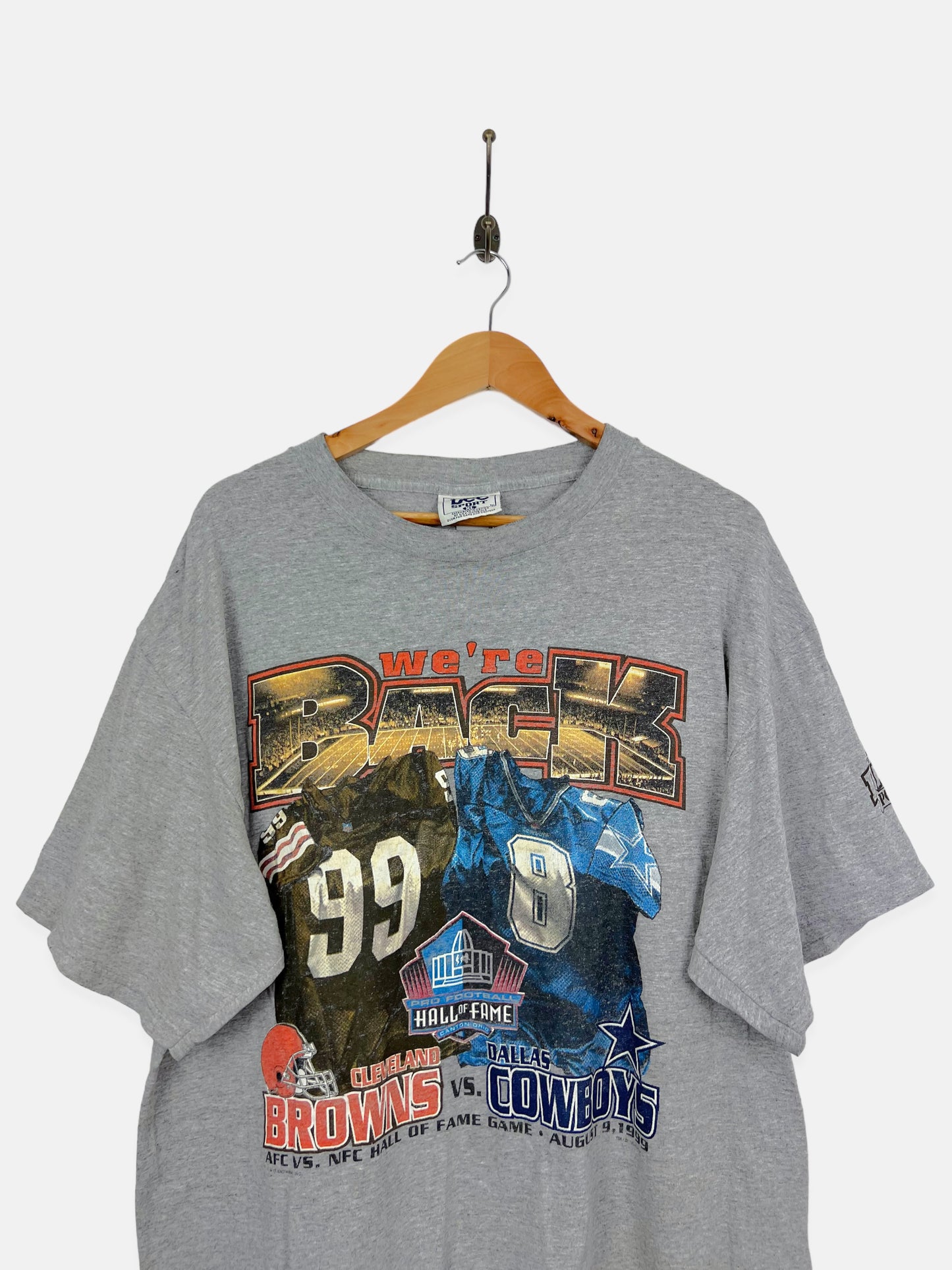 90's Browns vs Cowboys NFL Vintage T-Shirt Size XL