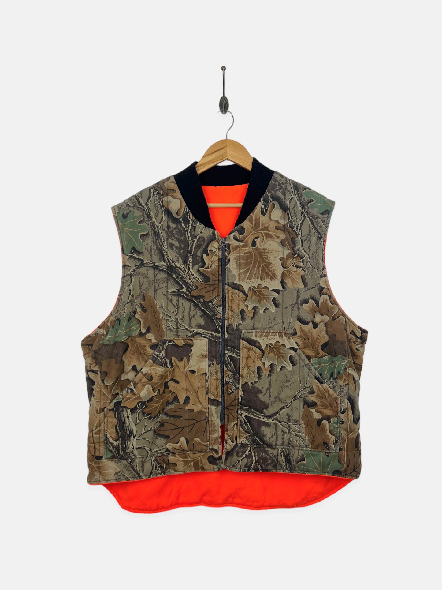 90's Realtree Camo USA Made Vintage Vest Size L-XL