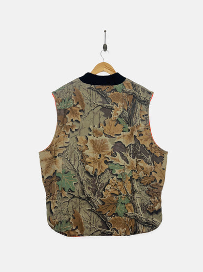 90's Realtree Camo USA Made Vintage Vest Size L-XL