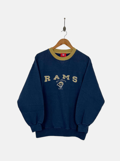 90's St. Louis Rams Embroidered Sweatshirt