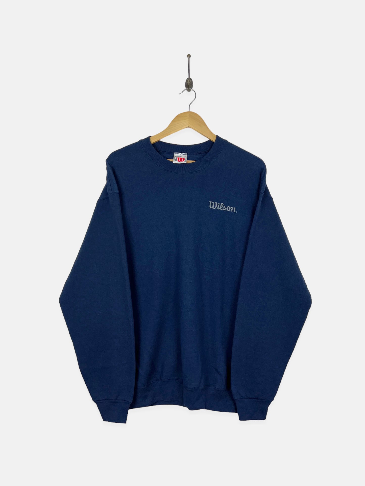 90's Wilson USA Made Embroidered Vintage Sweatshirt Size L