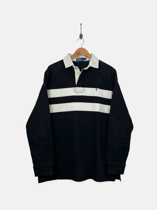 90's Ralph Lauren Embroidered Vintage Rugby Longsleeve Size L-XL