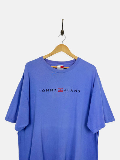 90's Tommy Hilfiger Embroidered Vintage T-Shirt Size XL