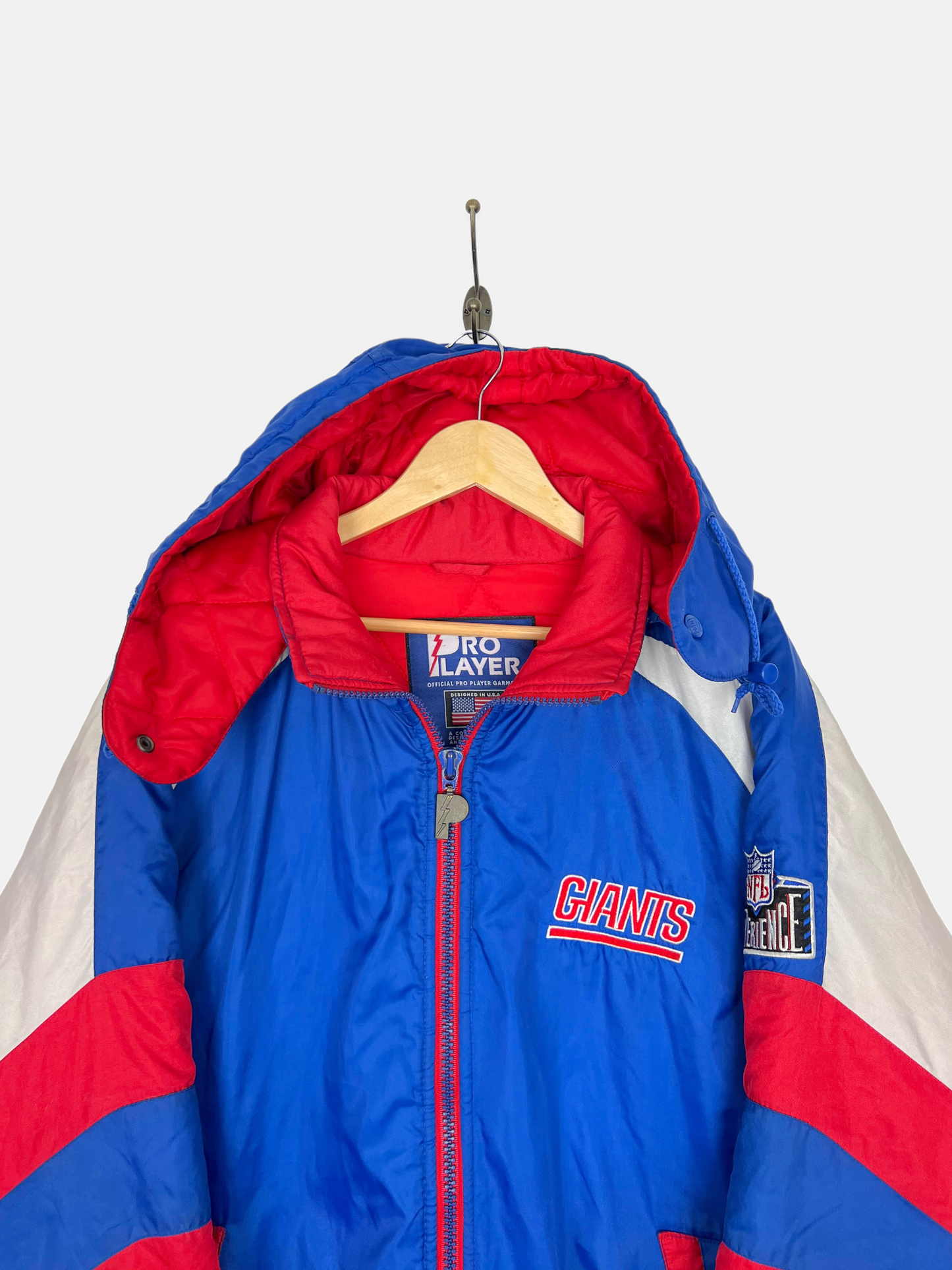 90's New York Giants Puffer Jacket Size Large, Pro Player