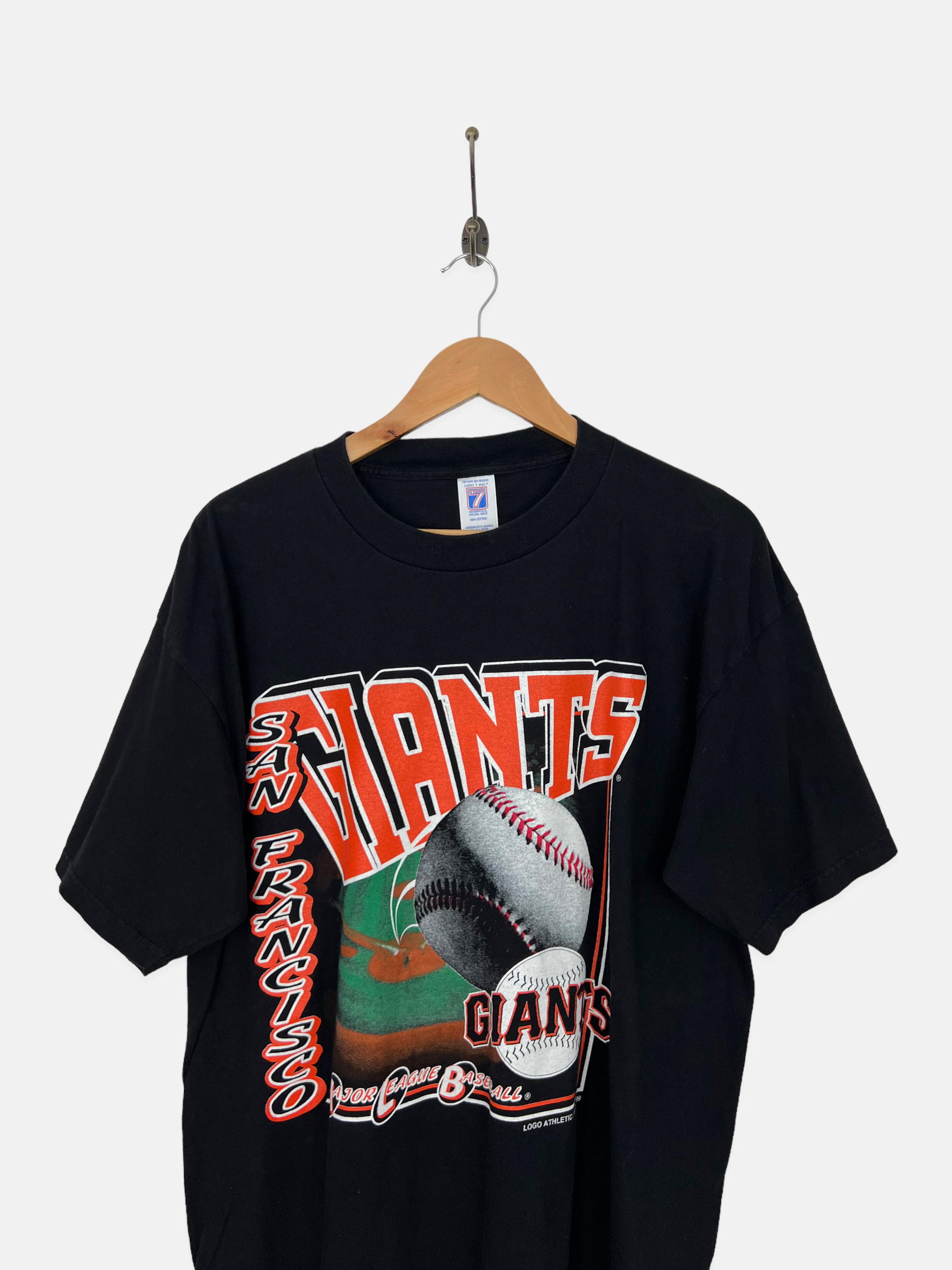 Vintage San Francisco Giants Shirt // Embroidered Short Sleeve 