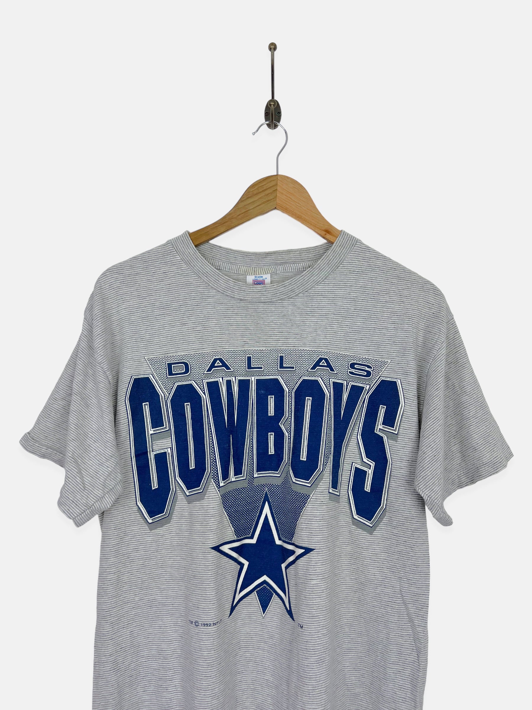 Vintage NFL Dallas Cowboys Tee Shirt 1992 Small Made USA