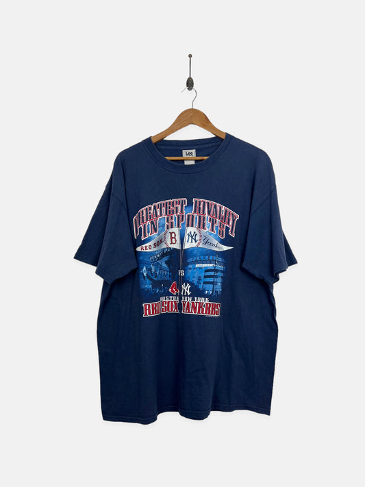 Boston Red Sox vs New York Yankees MLB Vintage T-Shirt Size XL-2XL