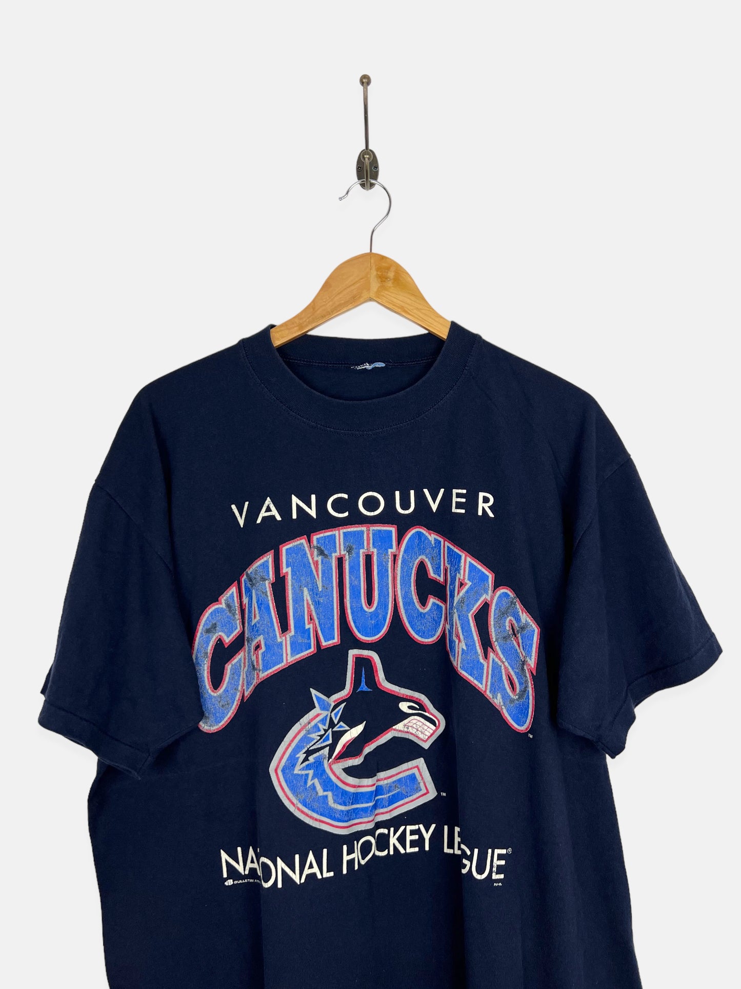 90's Vancouver Canucks NHL Vintage T-Shirt Size L-XL