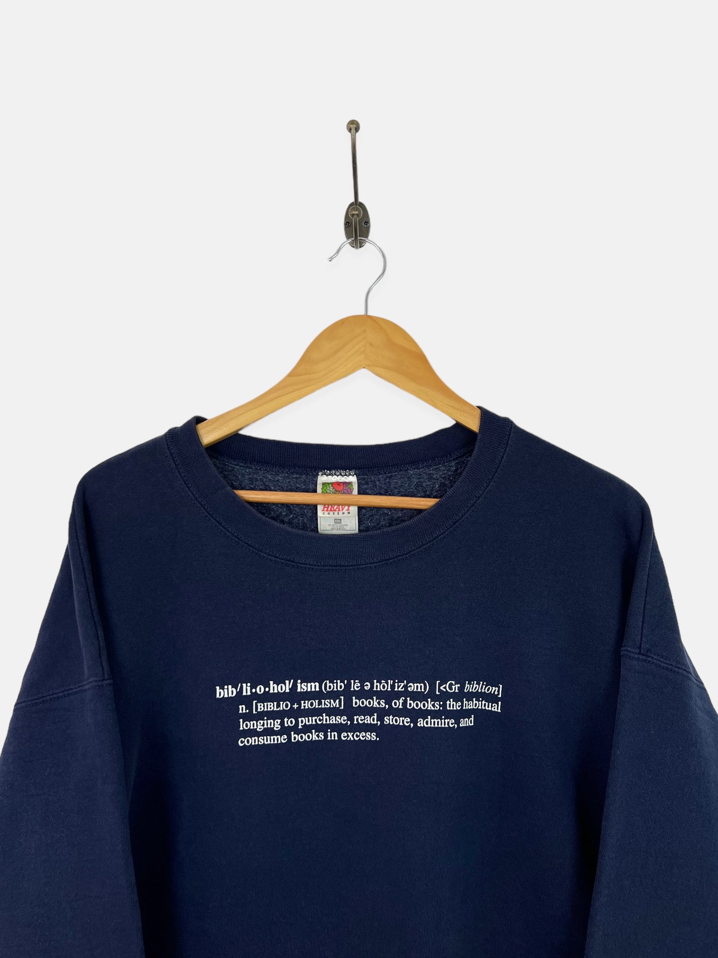 90's Biblioholism Vintage Sweatshirt Size