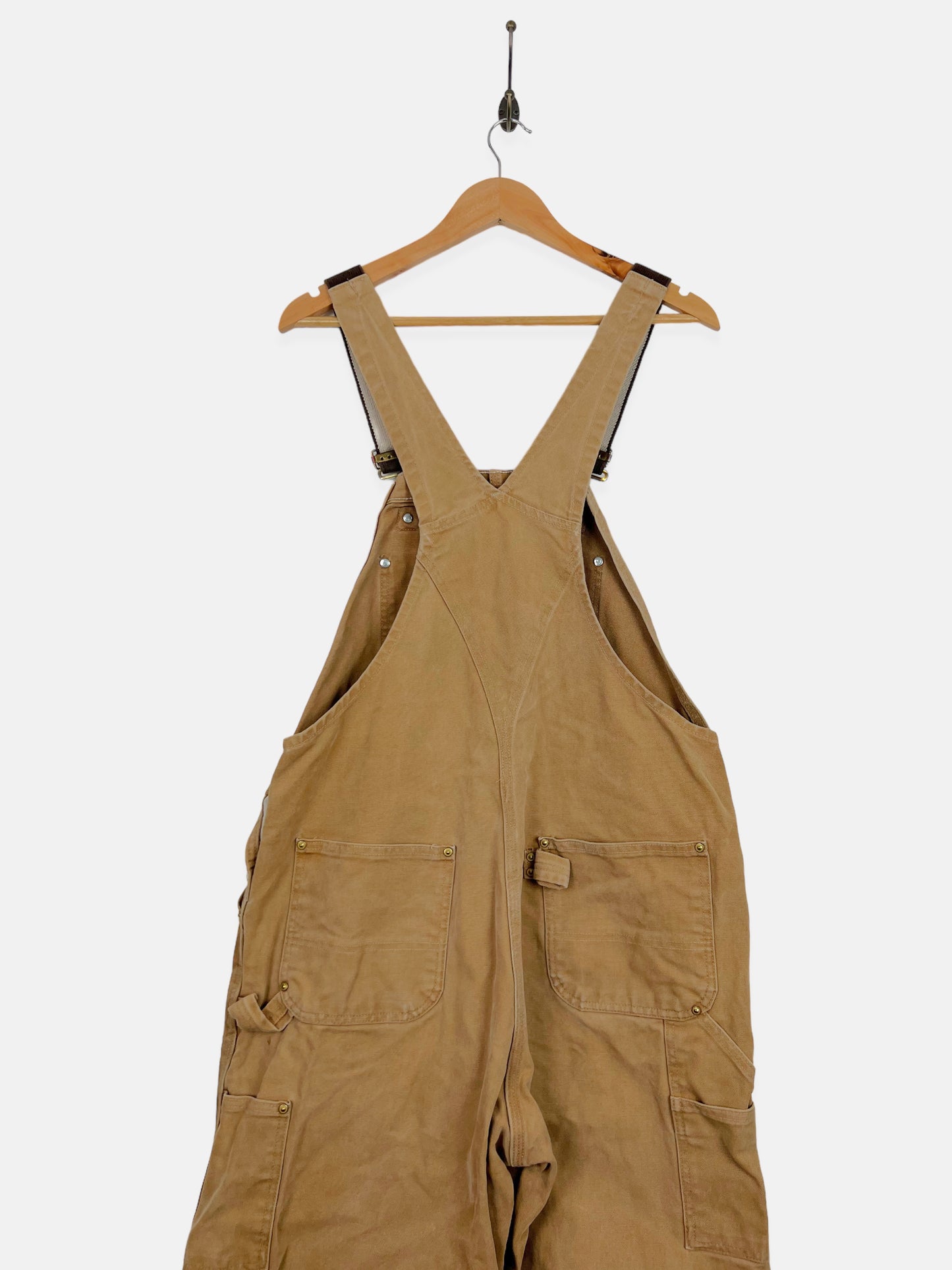 90's Carhartt Heavy Duty Vintage Dungarees/Overalls up to Size 40"